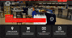 Desktop Screenshot of powerhousegym.com